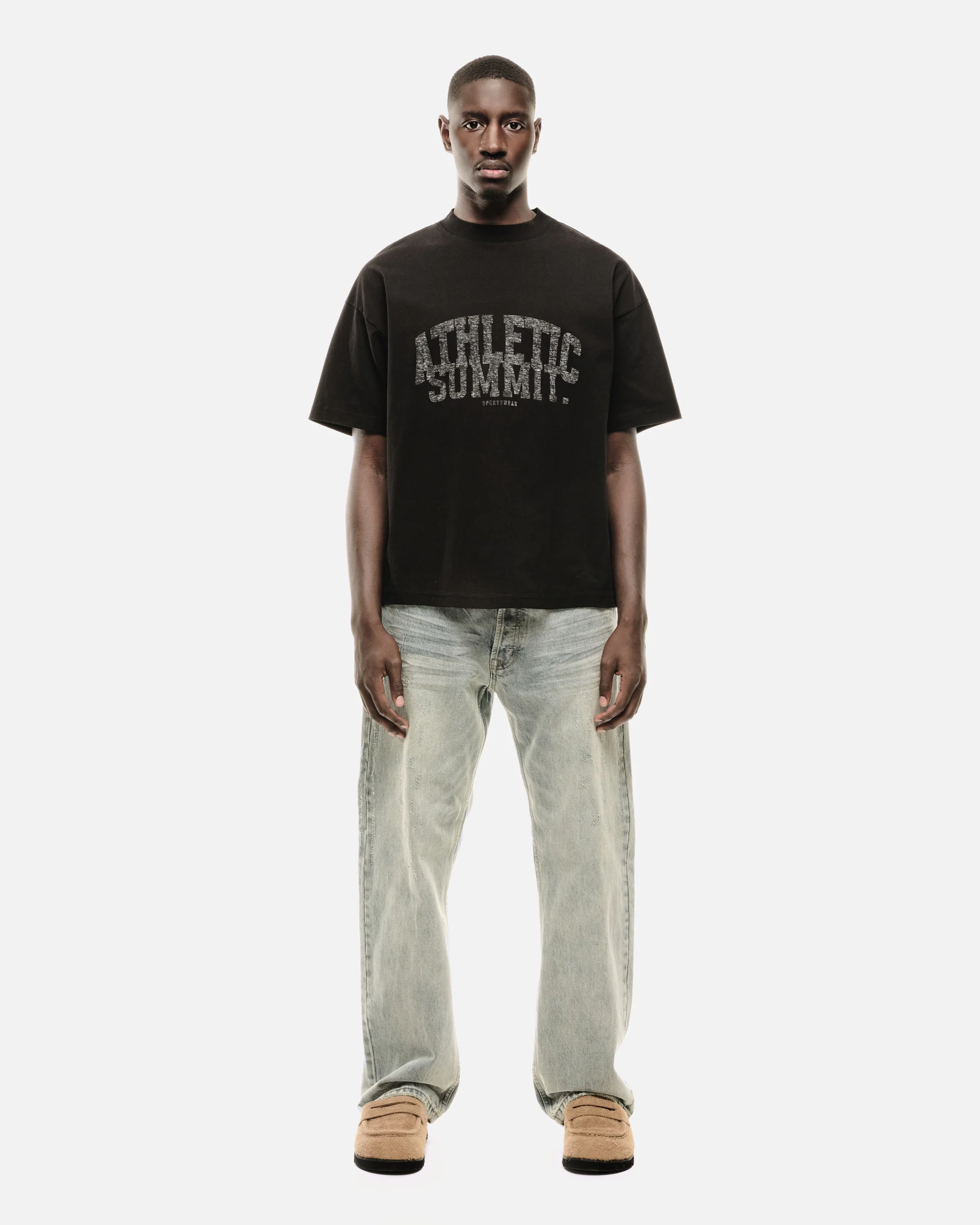 VINTAGE ATHLETICS T-SHIRT - BLACK - Image 3