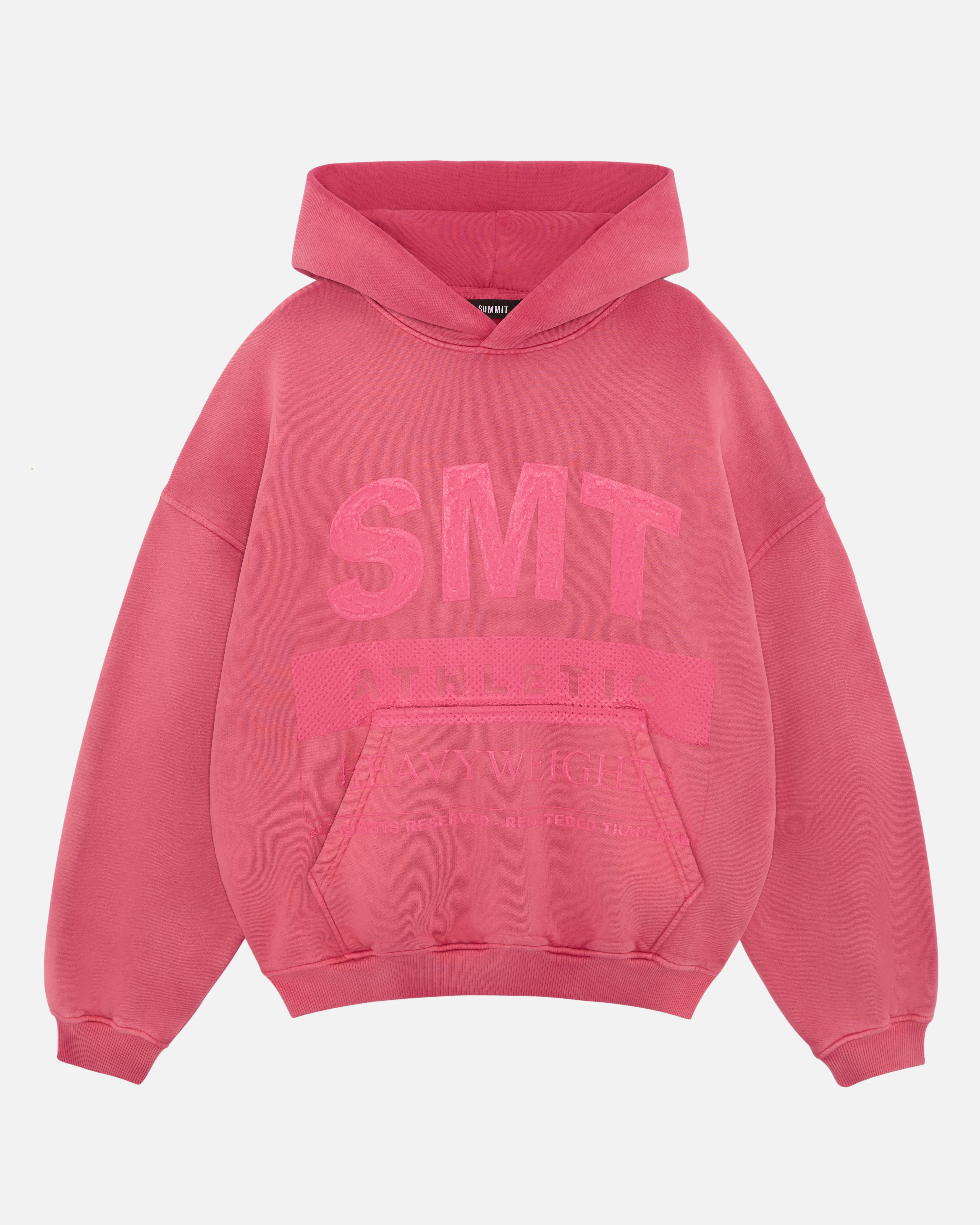 SMT ATHLETICS HOODIE - VINTAGE RED