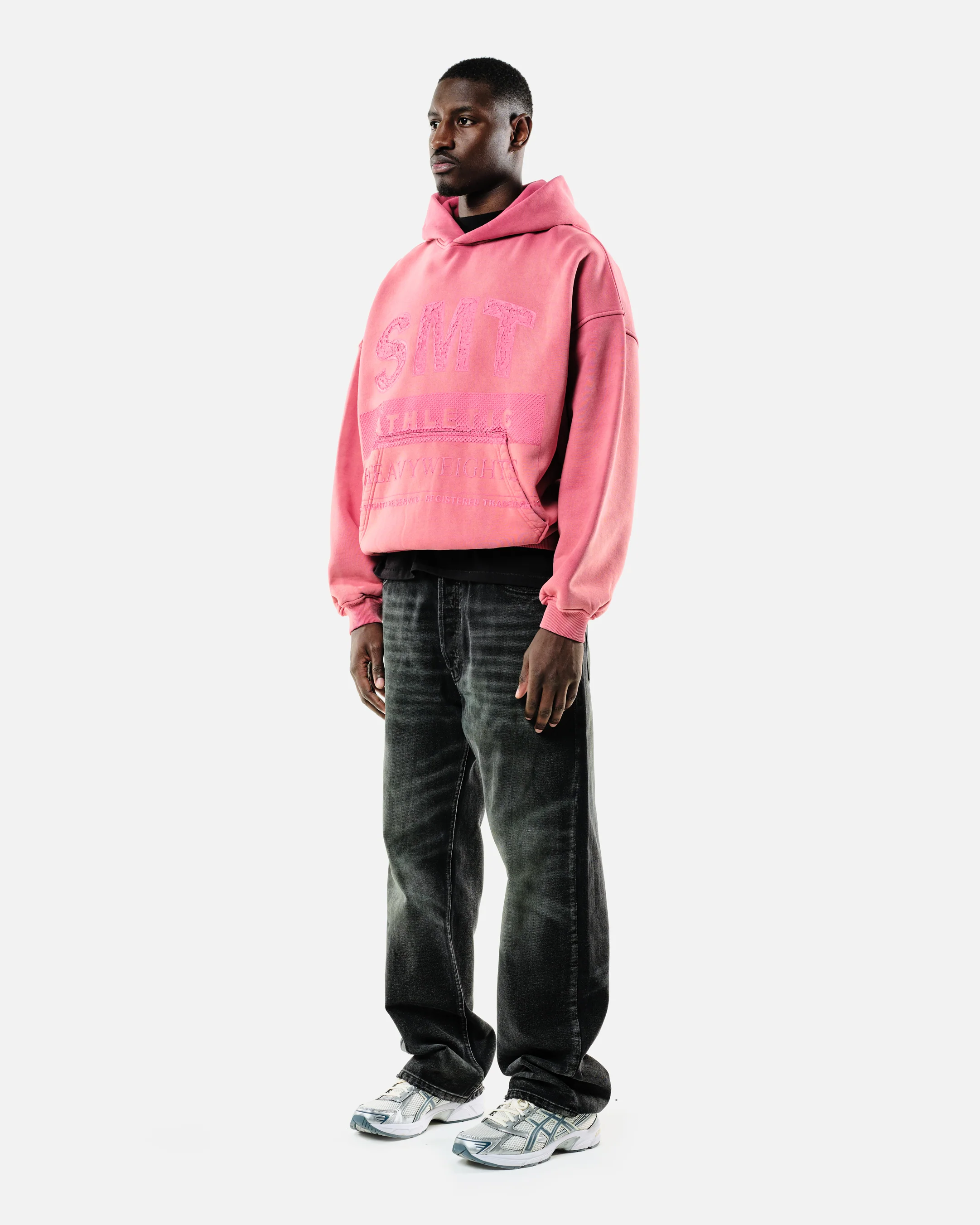SMT ATHLETICS HOODIE - VINTAGE RED - Image 4