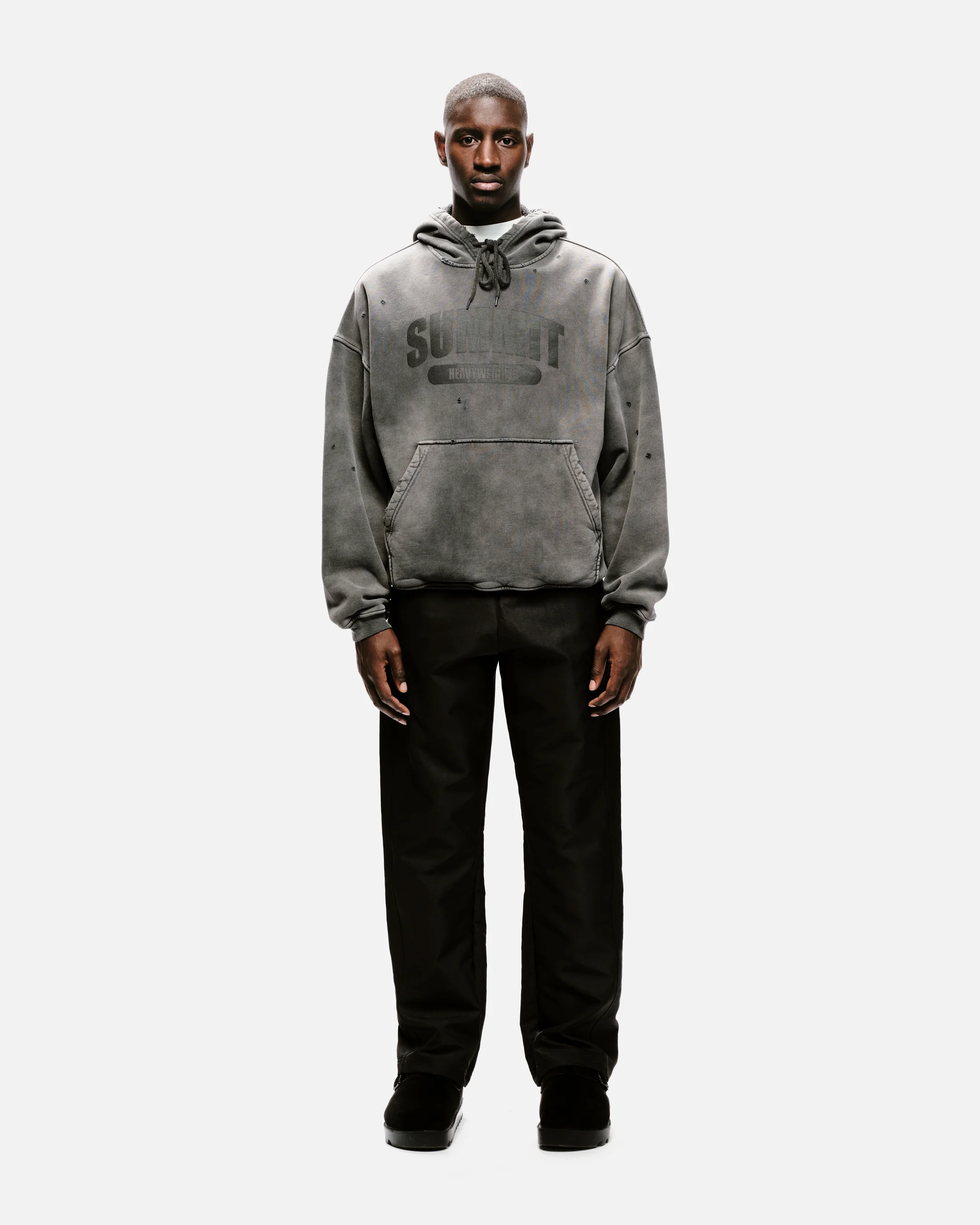 VINTAGE HEAVYWEIGHTS HOODIE - CHARCOAL - Image 3