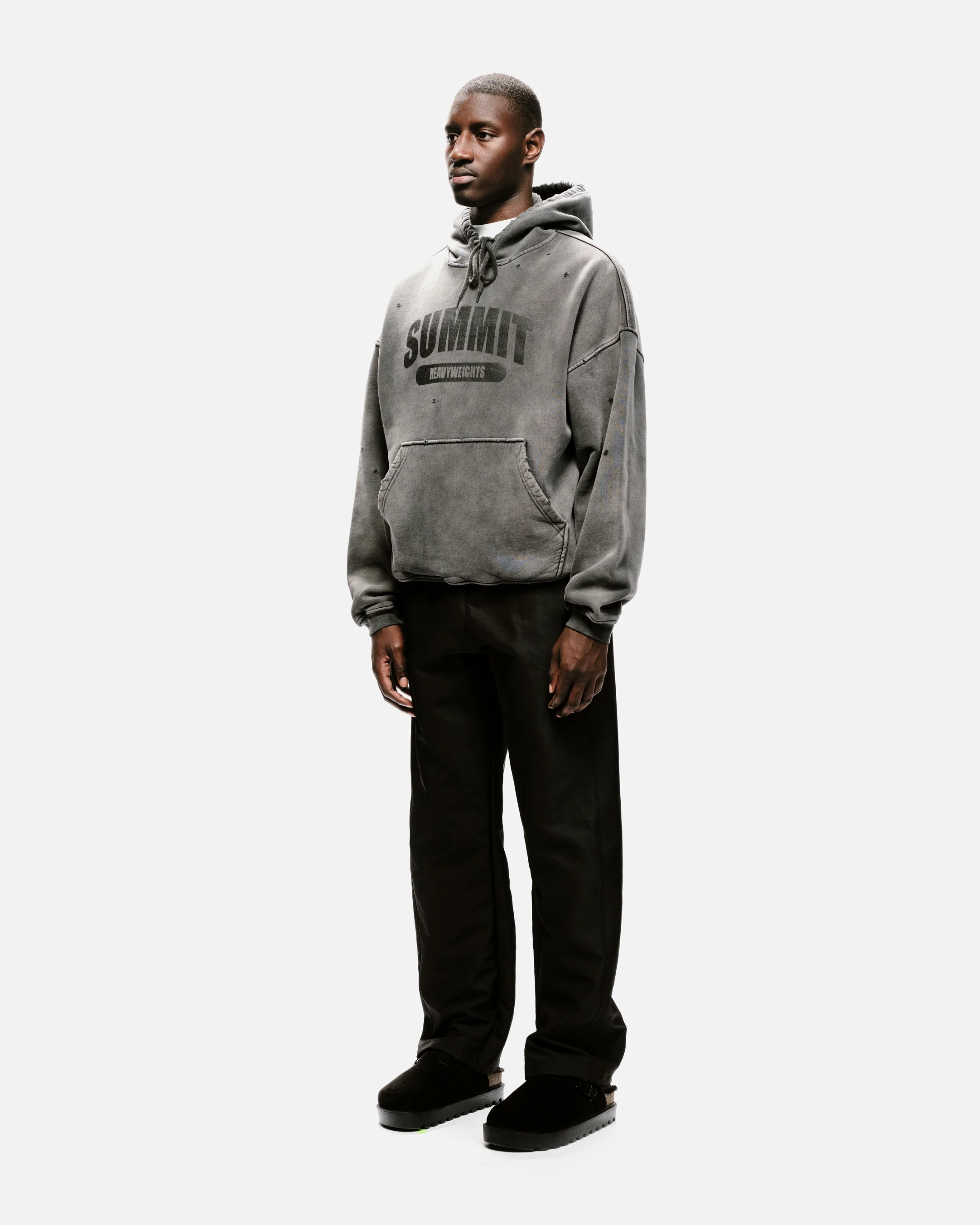 VINTAGE HEAVYWEIGHTS HOODIE - CHARCOAL - Image 4