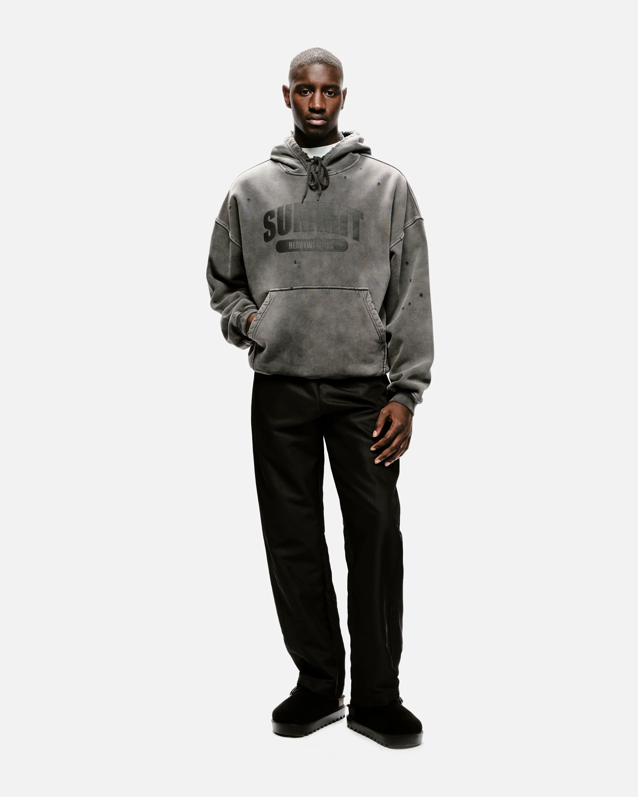 VINTAGE HEAVYWEIGHTS HOODIE - CHARCOAL - Image 9