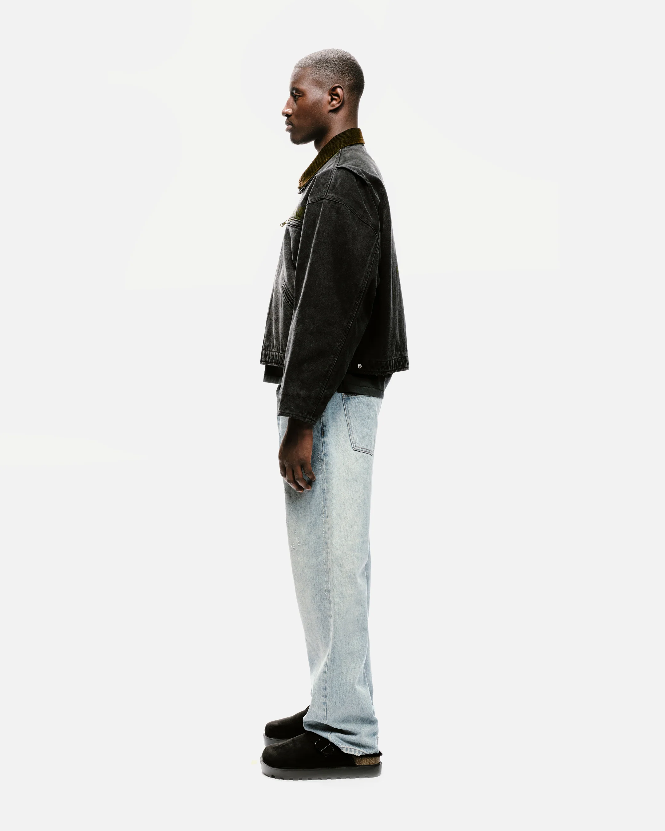 WORKERS JACKET - SUN FADED BLACK - Image 5