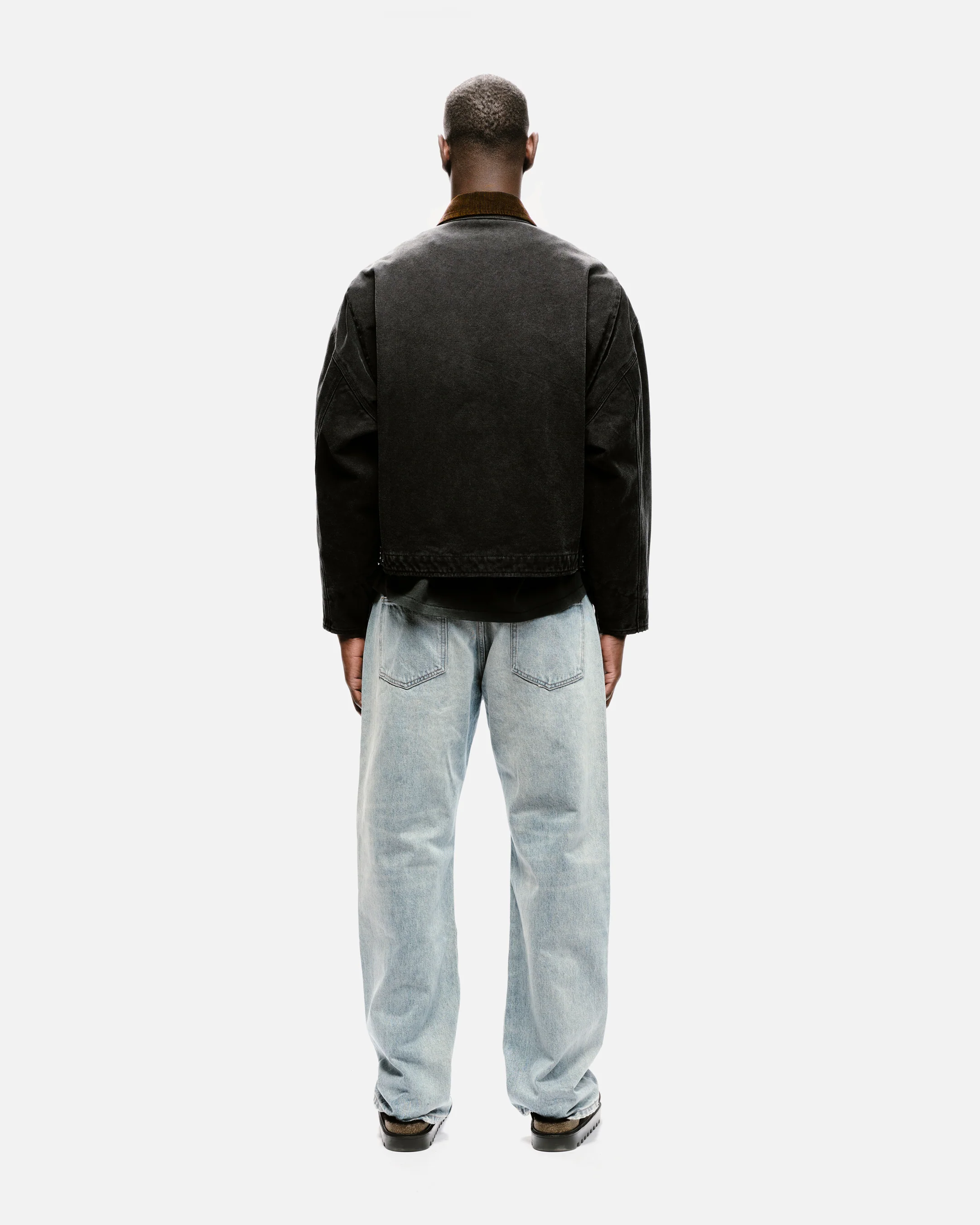 WORKERS JACKET - SUN FADED BLACK - Image 6