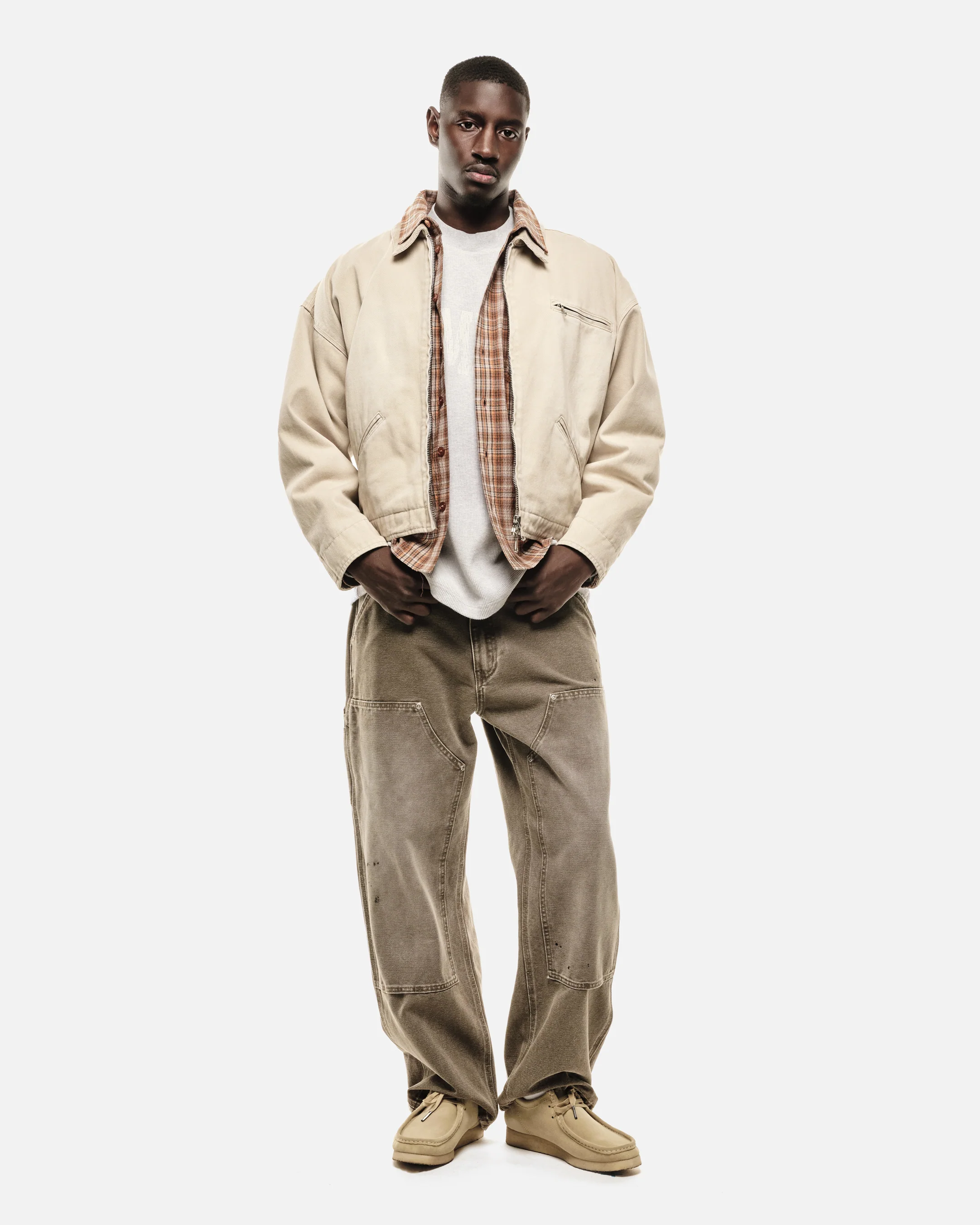 WORKERS JACKET - SUN FADE BEIGE - Image 7